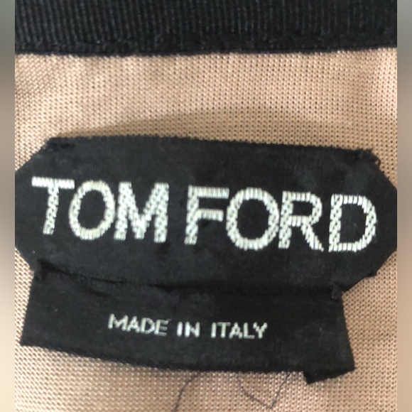 Tom Ford Black Patterned Long Sleeve Dress - Picture 5 of 15